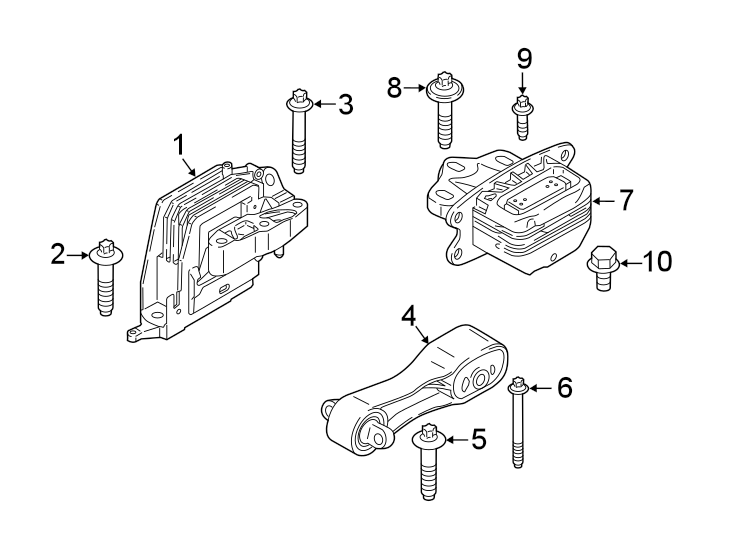 ENGINE & TRANS MOUNTING.