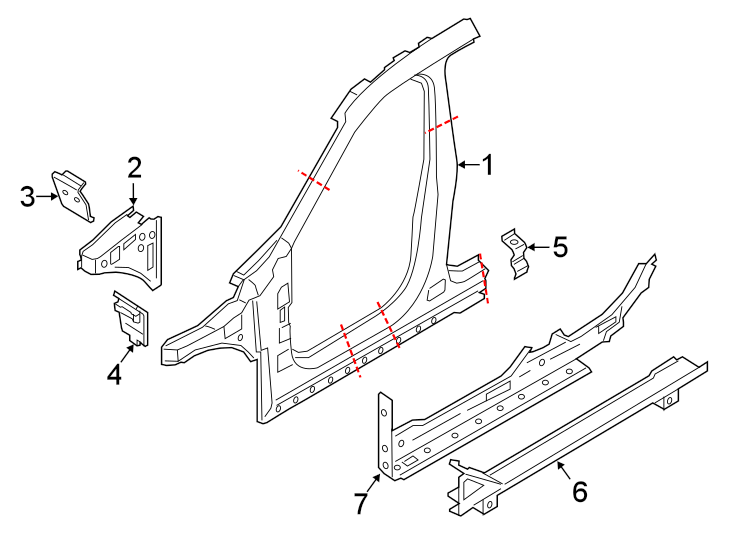 2PILLARS. ROCKER & FLOOR. HINGE PILLAR.https://images.simplepart.com/images/parts/motor/fullsize/1977435.png