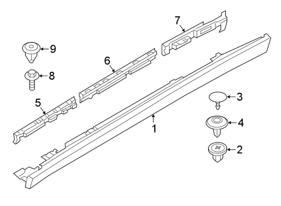 5Pillars. Rocker & floor. Exterior trim.https://images.simplepart.com/images/parts/motor/fullsize/1977445.png