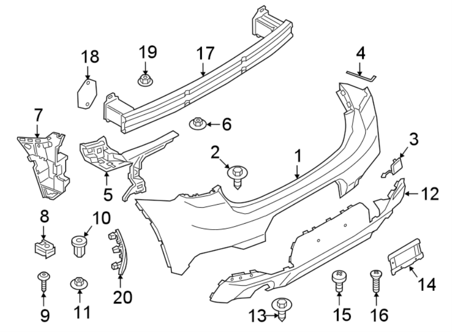 16REAR BUMPER. BUMPER & COMPONENTS.https://images.simplepart.com/images/parts/motor/fullsize/1977690.png