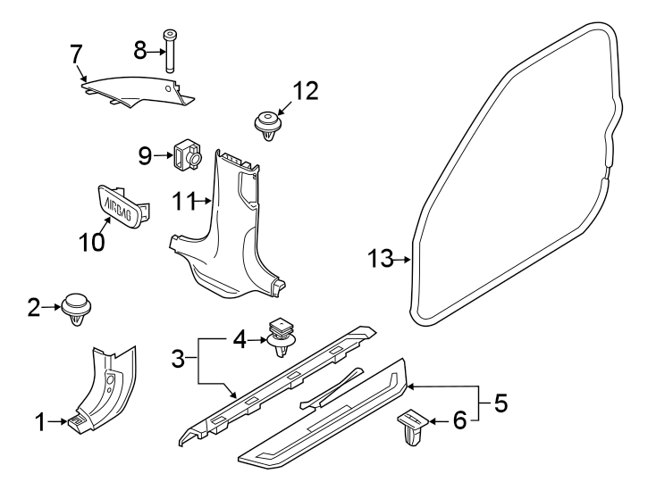 7Pillars. Rocker & floor. Seats & tracks. Interior trim.https://images.simplepart.com/images/parts/motor/fullsize/1978535.png