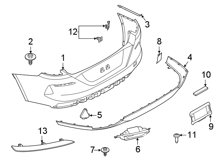 5Rear bumper. Bumper & components.https://images.simplepart.com/images/parts/motor/fullsize/1978781.png