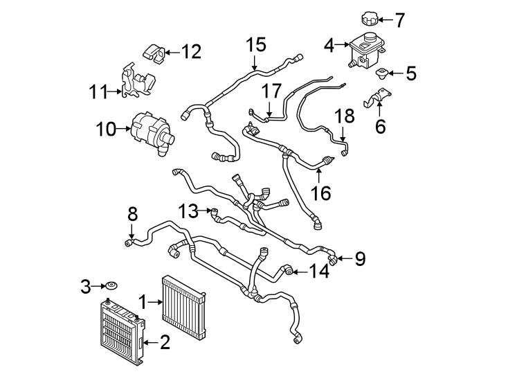 Radiator & components.