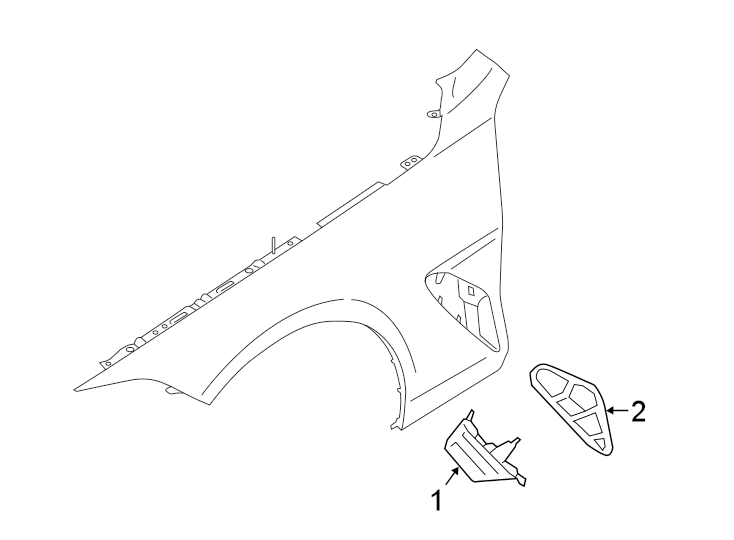 1Fender. Exterior trim.https://images.simplepart.com/images/parts/motor/fullsize/1979125.png