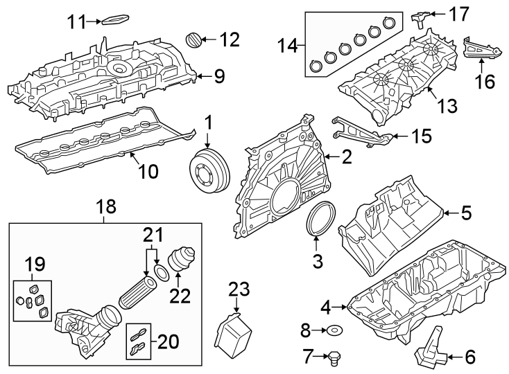 Engine parts.