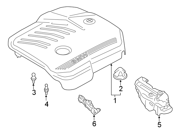 Engine appearance cover.