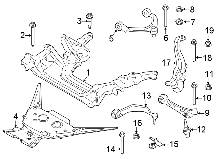 17Front suspension. Suspension components.https://images.simplepart.com/images/parts/motor/fullsize/1979318.png