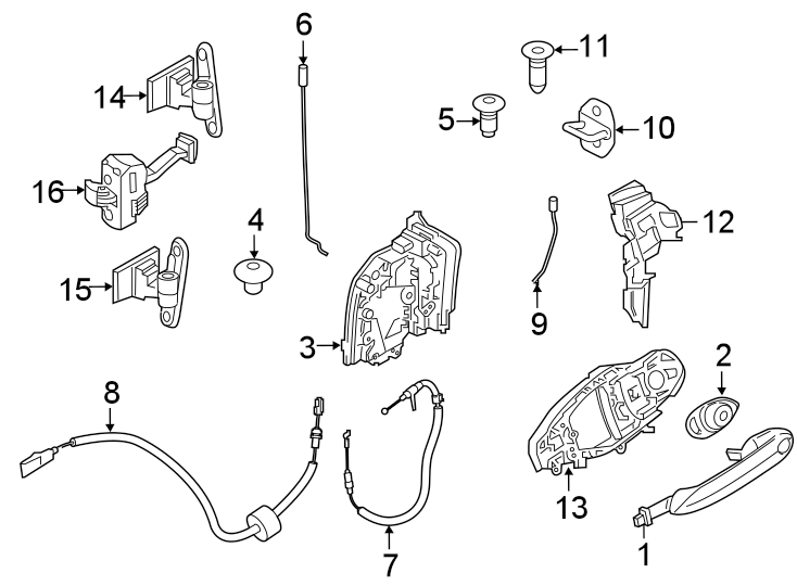 16Front door. Lock & hardware.https://images.simplepart.com/images/parts/motor/fullsize/1979570.png