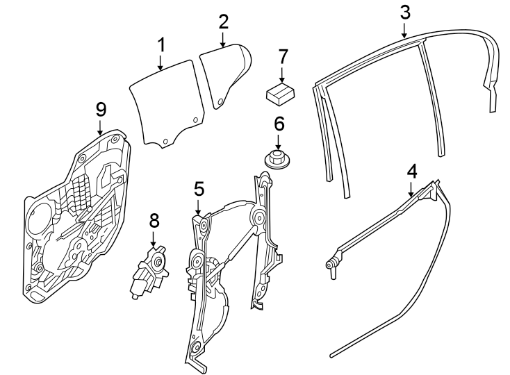 7Rear door. Glass & hardware.https://images.simplepart.com/images/parts/motor/fullsize/1979590.png