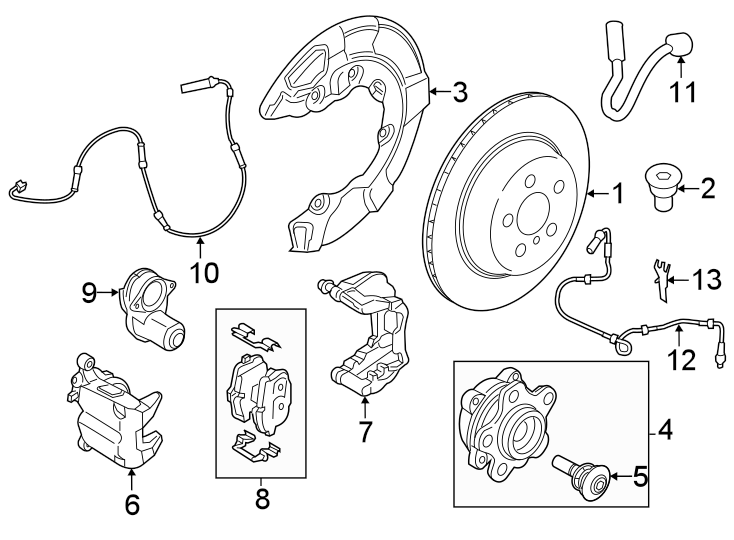 1Rear suspension. Brake components.https://images.simplepart.com/images/parts/motor/fullsize/1979630.png