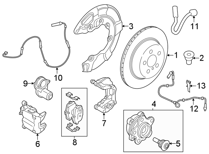 7Rear suspension. Brake components.https://images.simplepart.com/images/parts/motor/fullsize/1979631.png