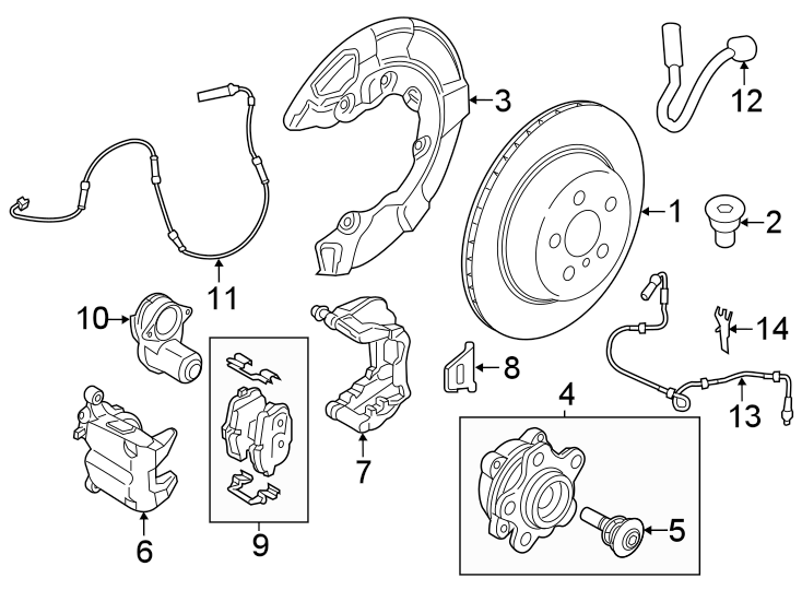 1Rear suspension. Brake components.https://images.simplepart.com/images/parts/motor/fullsize/1979632.png