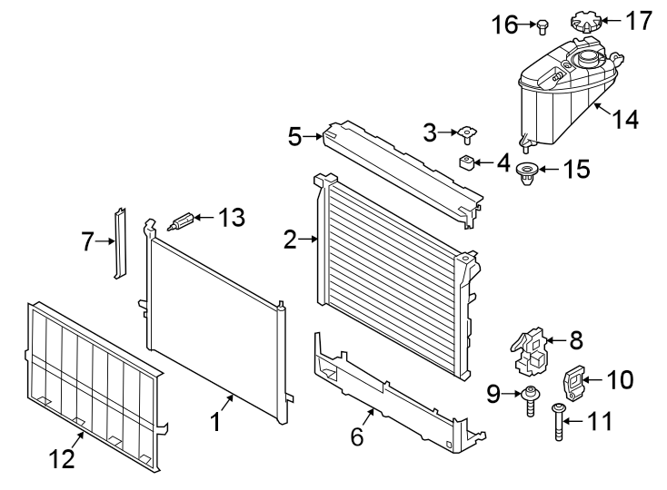 Radiator & components.