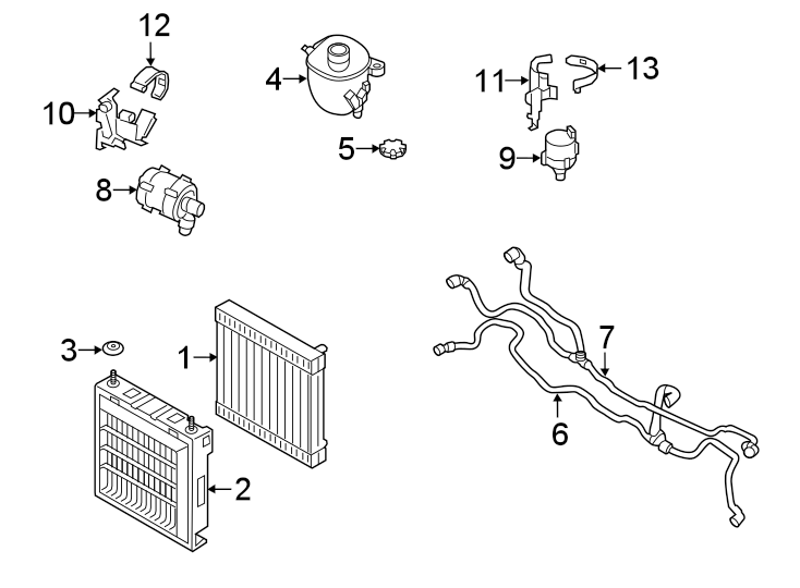 Radiator & components.