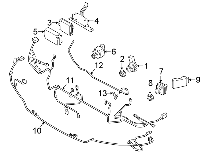 10Front bumper & grille. Electrical components. Washer components.https://images.simplepart.com/images/parts/motor/fullsize/1979870.png