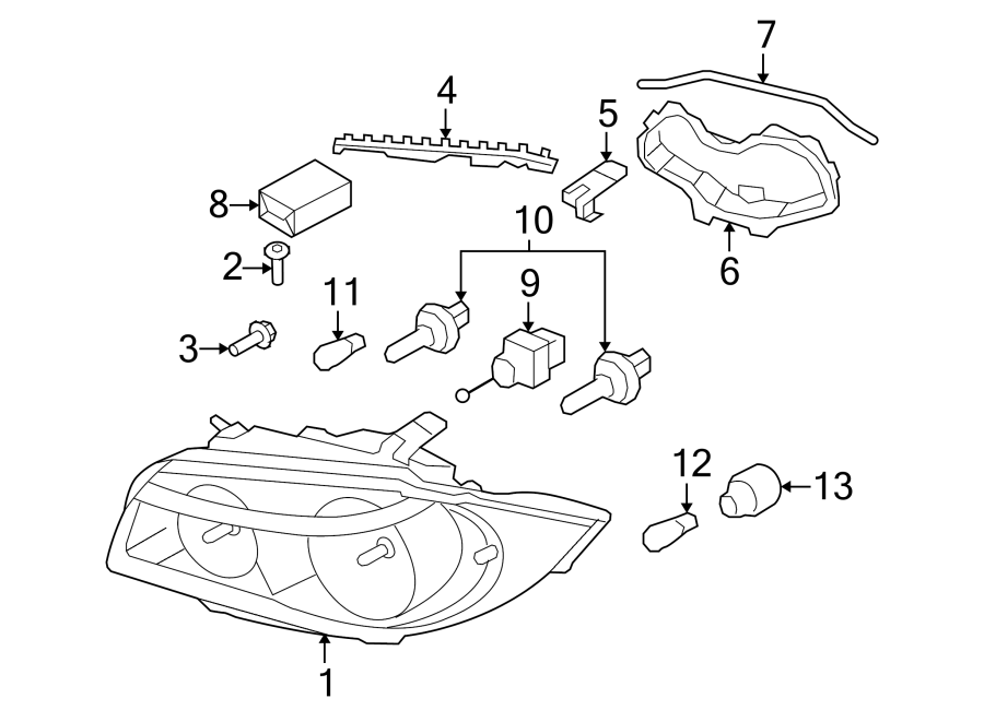 6FRONT LAMPS. HEADLAMP COMPONENTS.https://images.simplepart.com/images/parts/motor/fullsize/1980025.png