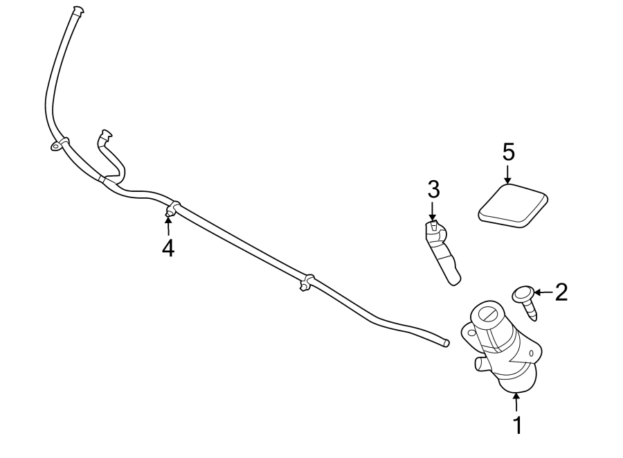 FRONT LAMPS. WASHER COMPONENTS.