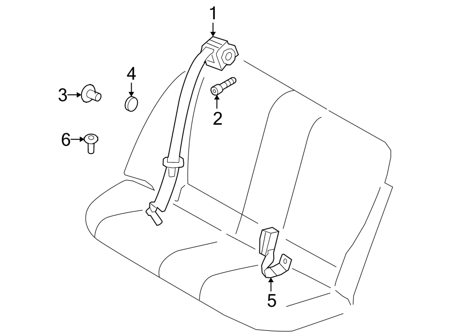 6RESTRAINT SYSTEMS. REAR SEAT BELTS.https://images.simplepart.com/images/parts/motor/fullsize/1980455.png