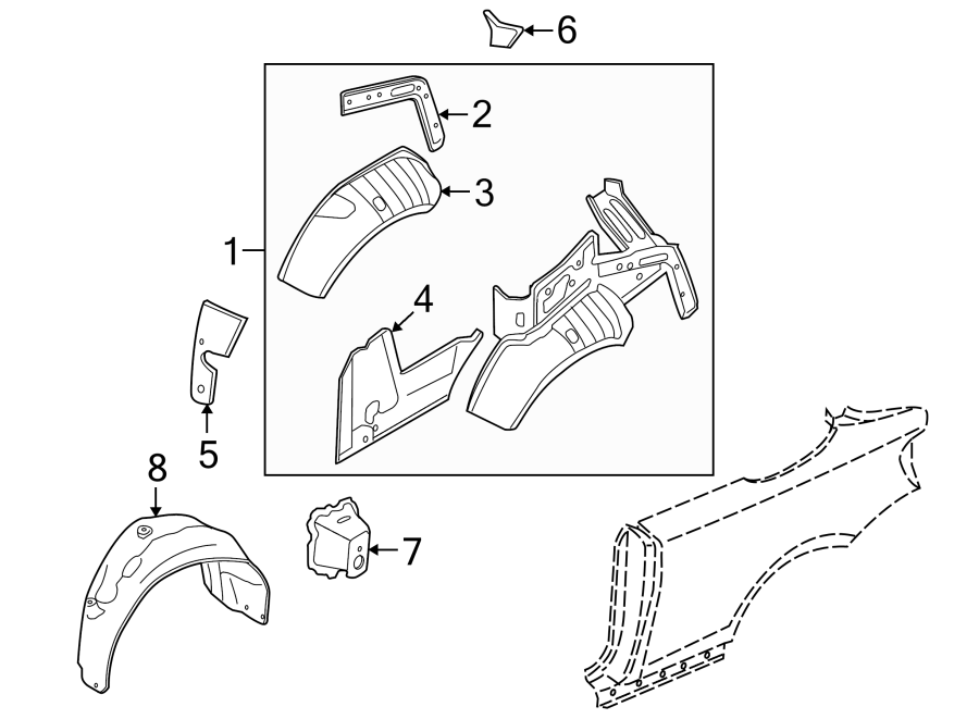 4QUARTER PANEL. INNER STRUCTURE.https://images.simplepart.com/images/parts/motor/fullsize/1980685.png