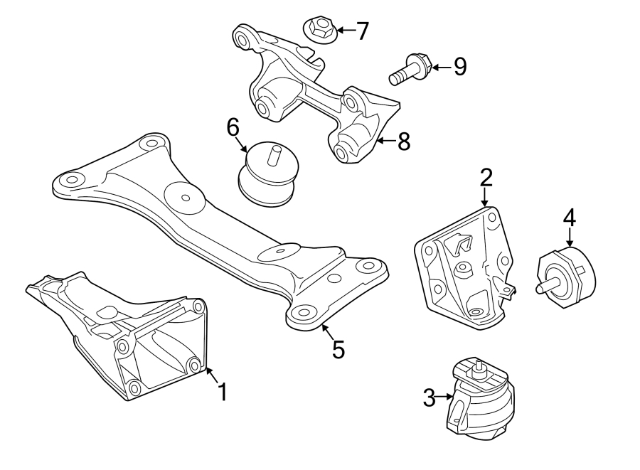 ENGINE & TRANS MOUNTING.