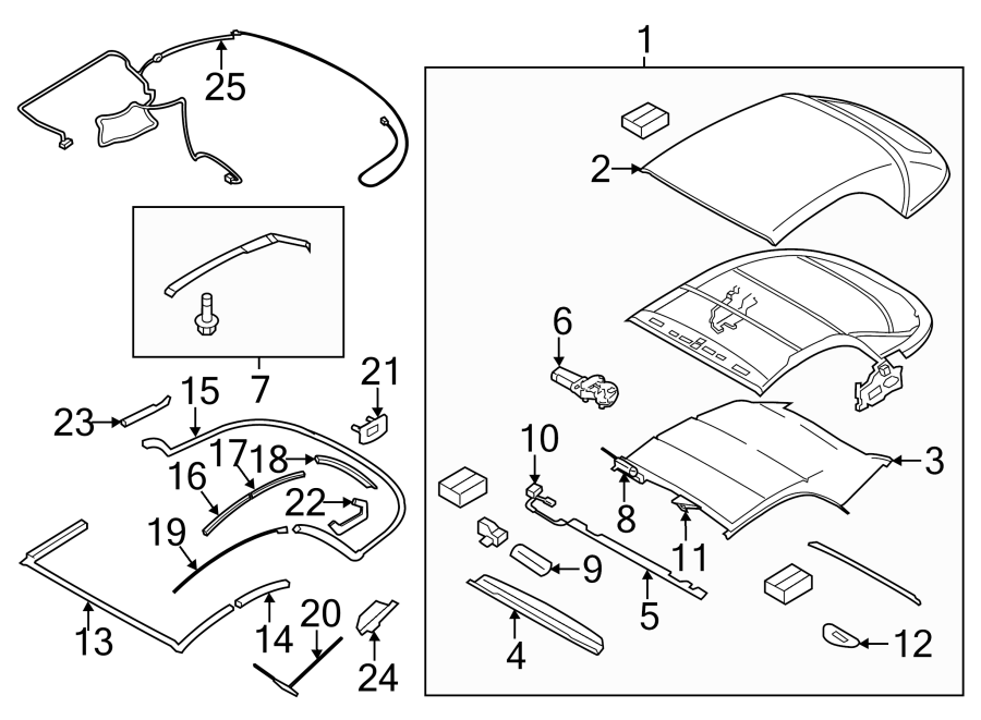 6Convertible top. Rear body & floor. Cover & components.https://images.simplepart.com/images/parts/motor/fullsize/1981640.png