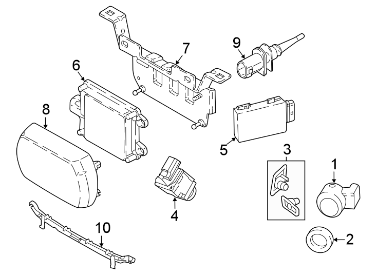 1Front bumper & grille. Electrical components.https://images.simplepart.com/images/parts/motor/fullsize/1984032.png