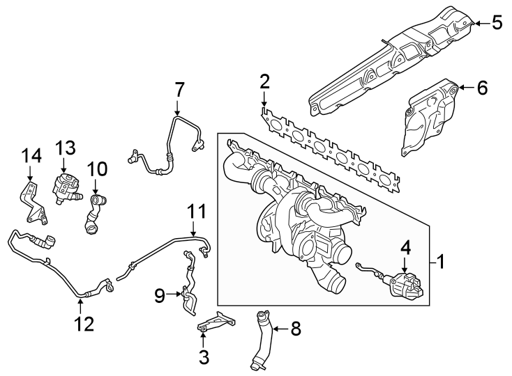 TURBOCHARGER & COMPONENTS.