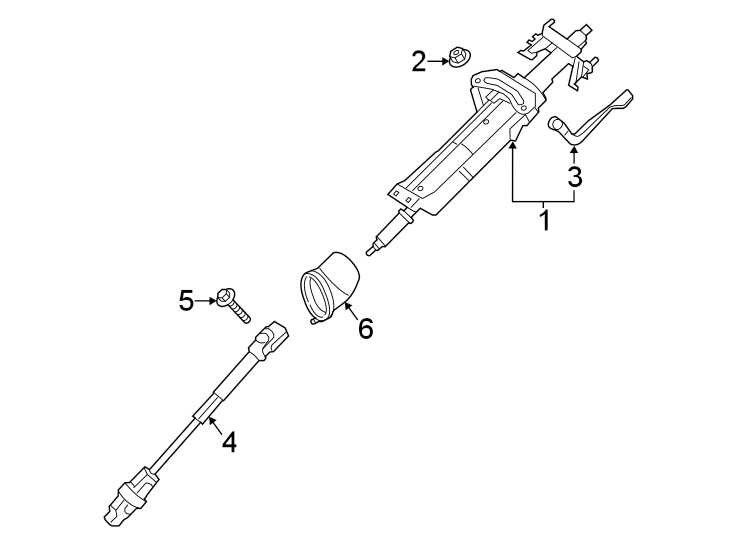 4STEERING COLUMN ASSEMBLY.https://images.simplepart.com/images/parts/motor/fullsize/1984365.png