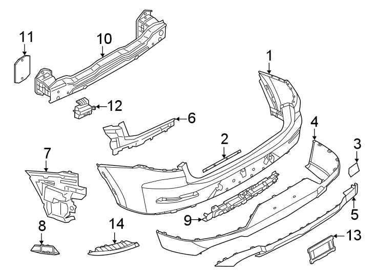 8Rear bumper. Bumper & components.https://images.simplepart.com/images/parts/motor/fullsize/1984757.png