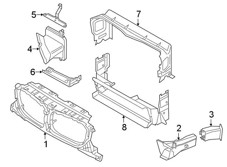 4RADIATOR SUPPORT. AIR INTAKE.https://images.simplepart.com/images/parts/motor/fullsize/1984820.png