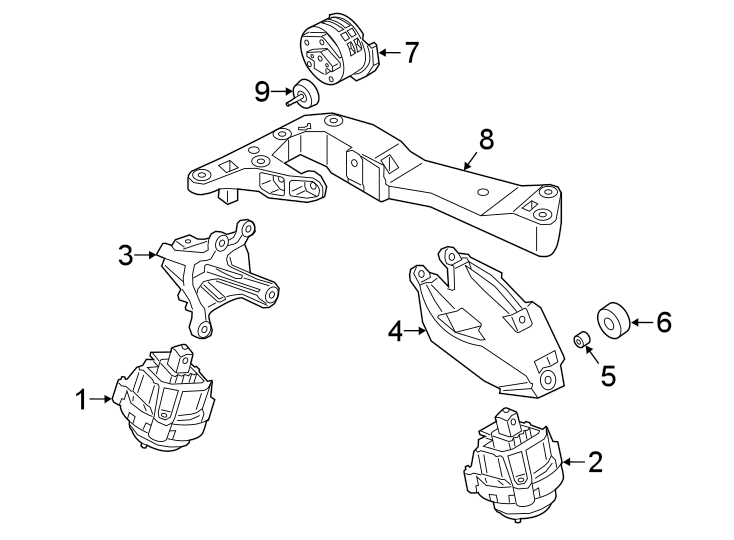 ENGINE & TRANS MOUNTING.