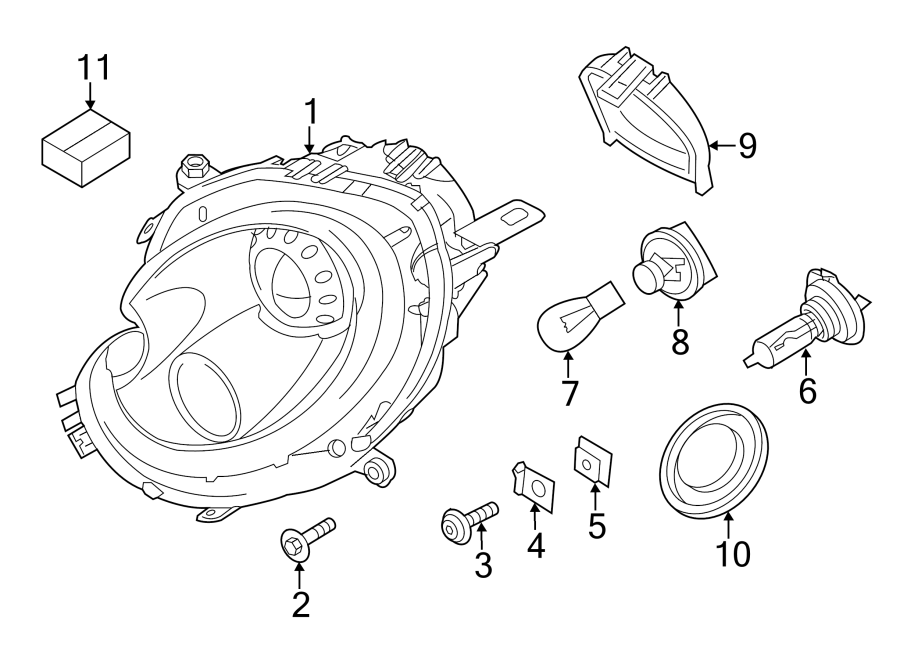 7FRONT LAMPS. HEADLAMP COMPONENTS.https://images.simplepart.com/images/parts/motor/fullsize/1986020.png