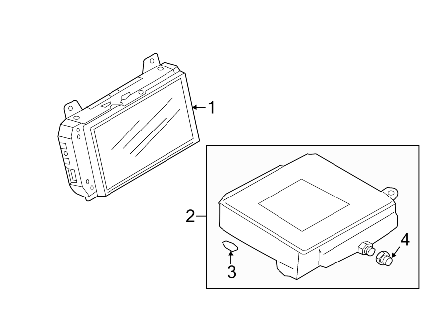 4INSTRUMENT PANEL. NAVIGATION SYSTEM COMPONENTS.https://images.simplepart.com/images/parts/motor/fullsize/1986200.png