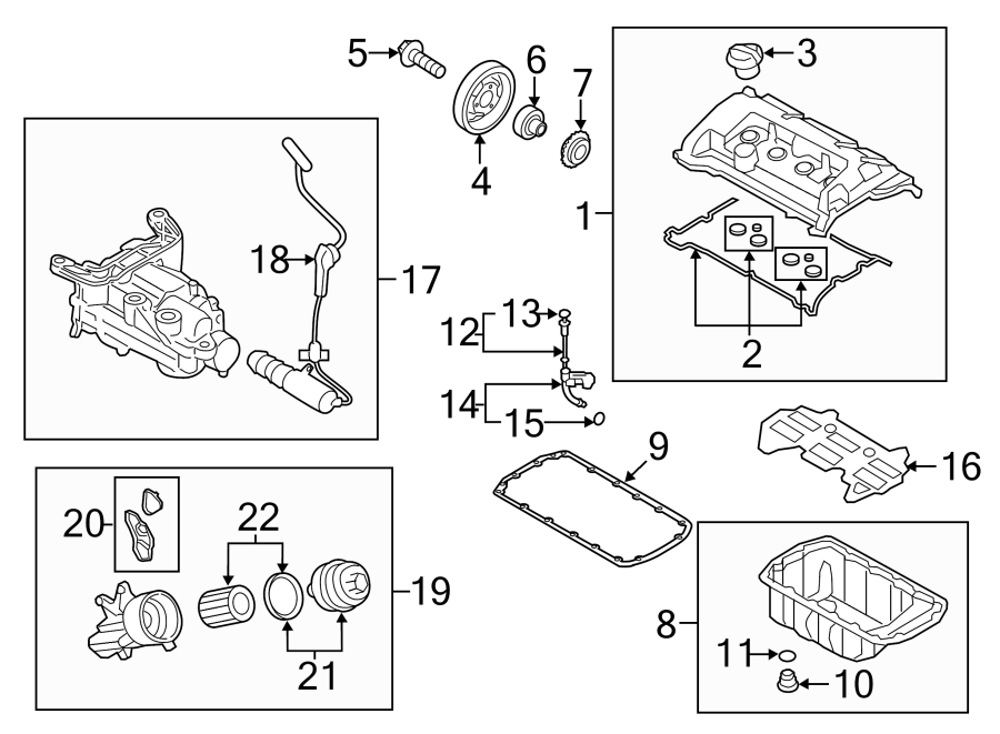 ENGINE / TRANSAXLE. ENGINE PARTS.