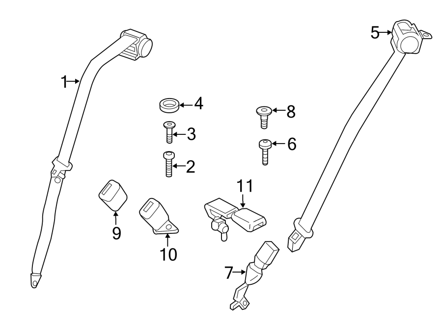 3RESTRAINT SYSTEMS. REAR SEAT BELTS.https://images.simplepart.com/images/parts/motor/fullsize/1986501.png