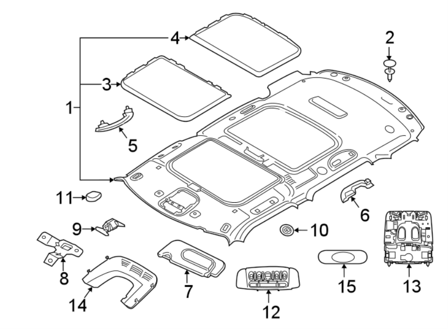 ROOF. INTERIOR TRIM.