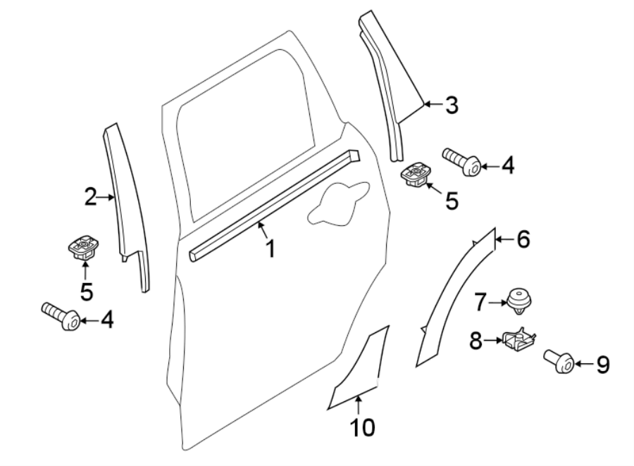 5REAR DOOR. EXTERIOR TRIM.https://images.simplepart.com/images/parts/motor/fullsize/1987472.png