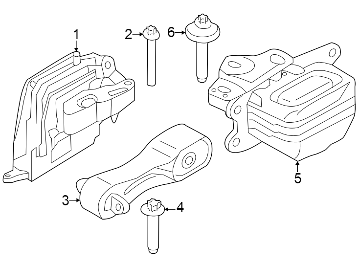 5Engine / transaxle. Engine & TRANS mounting.https://images.simplepart.com/images/parts/motor/fullsize/1987654.png