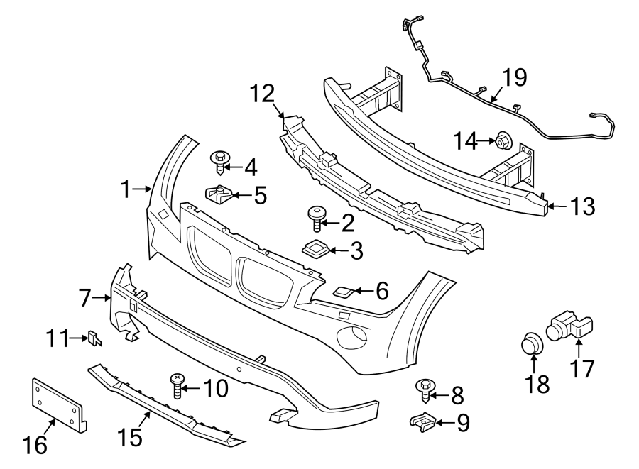 6FRONT BUMPER & GRILLE. BUMPER & COMPONENTS.https://images.simplepart.com/images/parts/motor/fullsize/1990005.png