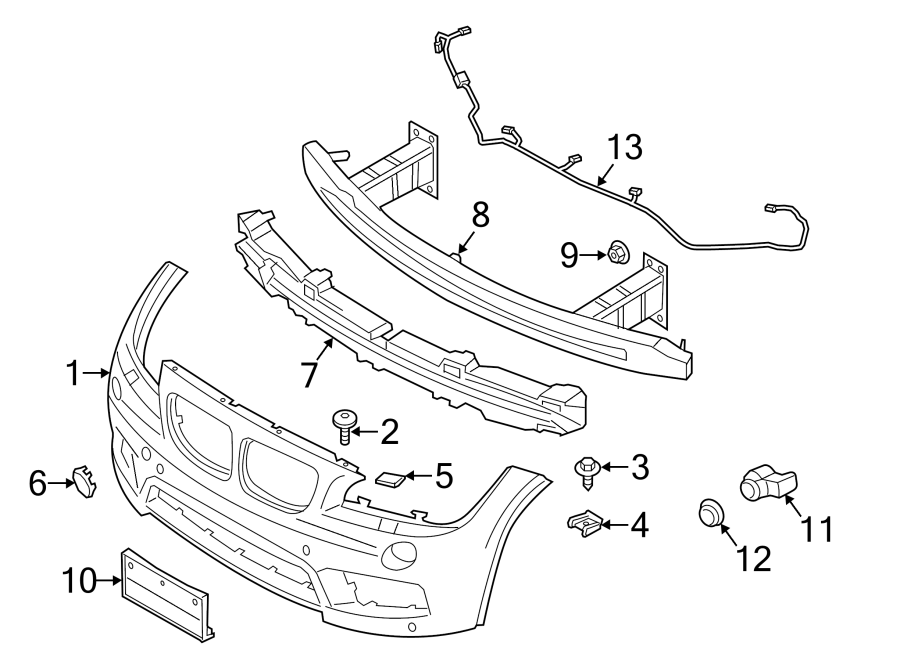 2FRONT BUMPER. BUMPER & COMPONENTS.https://images.simplepart.com/images/parts/motor/fullsize/1990015.png