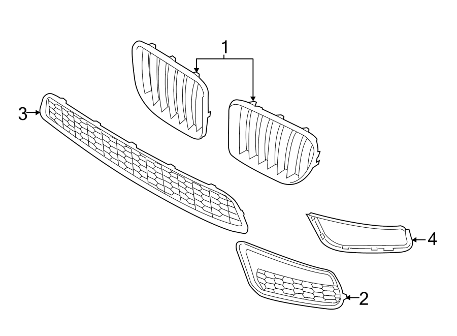 1FRONT BUMPER. GRILLE & COMPONENTS.https://images.simplepart.com/images/parts/motor/fullsize/1990020.png