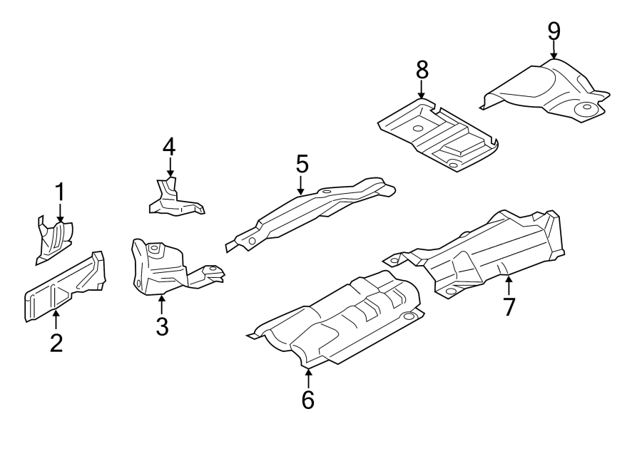 6EXHAUST SYSTEM. HEAT SHIELDS.https://images.simplepart.com/images/parts/motor/fullsize/1990328.png