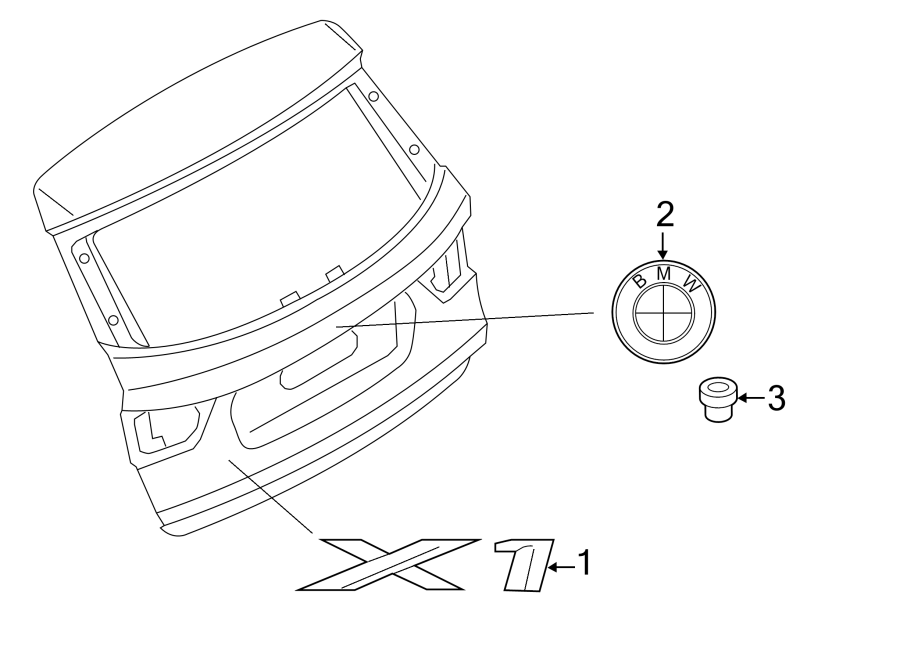 1LIFT GATE. EXTERIOR TRIM.https://images.simplepart.com/images/parts/motor/fullsize/1990650.png