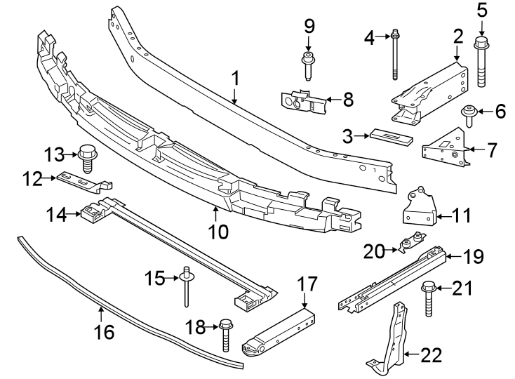 11FRONT BUMPER & GRILLE. BUMPER & COMPONENTS.https://images.simplepart.com/images/parts/motor/fullsize/1991007.png