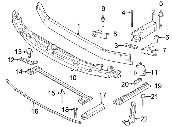 11FRONT BUMPER & GRILLE. BUMPER & COMPONENTS.https://images.simplepart.com/images/parts/motor/fullsize/1991012.png