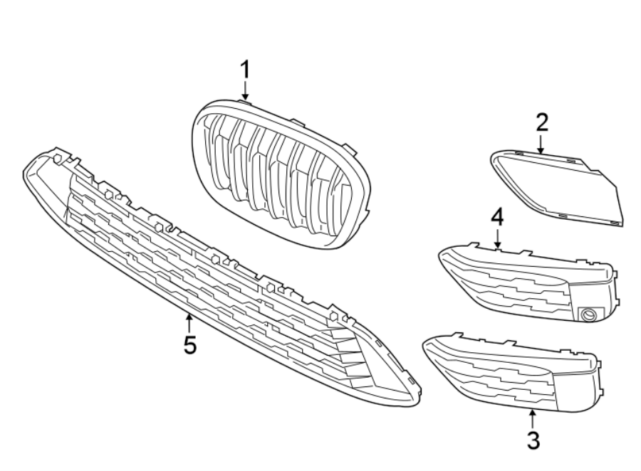 4FRONT BUMPER & GRILLE. GRILLE & COMPONENTS.https://images.simplepart.com/images/parts/motor/fullsize/1991015.png