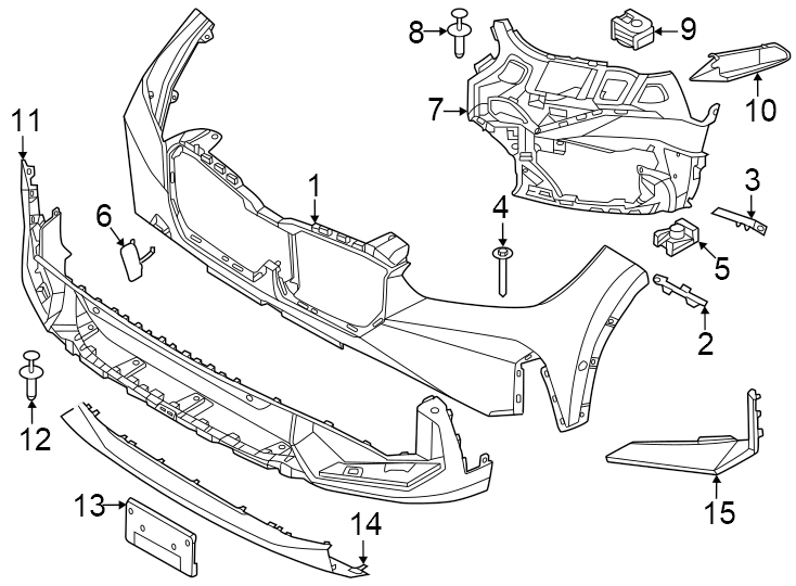 11Front bumper & grille. Bumper & components.https://images.simplepart.com/images/parts/motor/fullsize/1991016.png