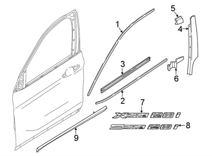 8FRONT DOOR. EXTERIOR TRIM.https://images.simplepart.com/images/parts/motor/fullsize/1991460.png