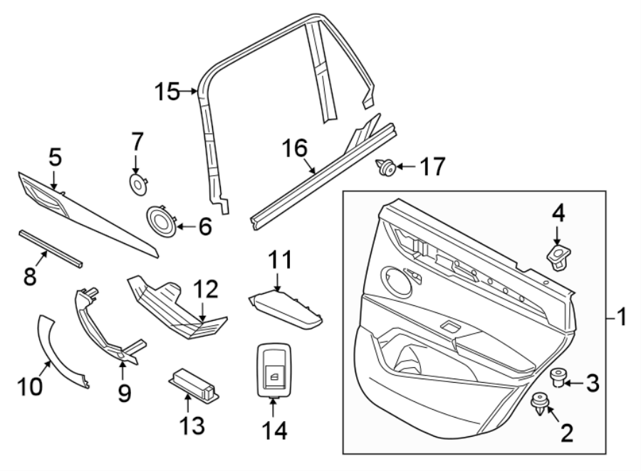 9Rear door. Interior trim.https://images.simplepart.com/images/parts/motor/fullsize/1991505.png