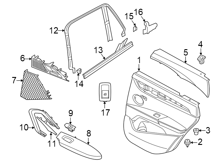 16Rear door. Interior trim.https://images.simplepart.com/images/parts/motor/fullsize/1991507.png